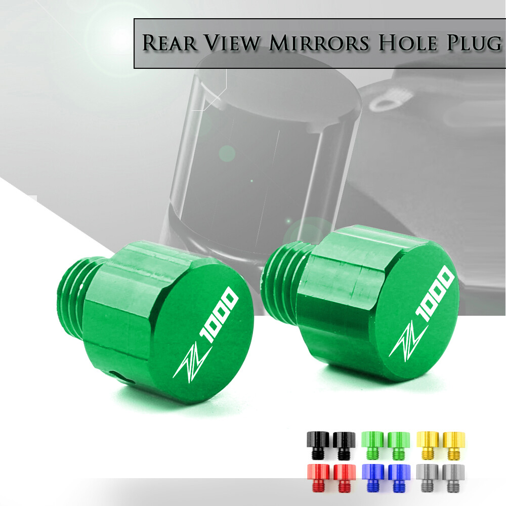 M10X1.25 Mirror Hole Plugs Screw Caps Bolts for for KAWASAKI Z1000
