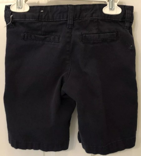 KIDS’ ‘OLD NAVY’ NAVY SHORTS SCHOOL UNIFORM SZ 6 W/ ADJ WAIST FEATURE - Picture 2 of 6