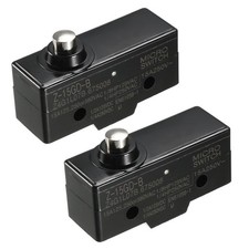 2PCS Z-15GD-B 1NO + 1NC Short Reed Snap Button Lever Type Micro Switches