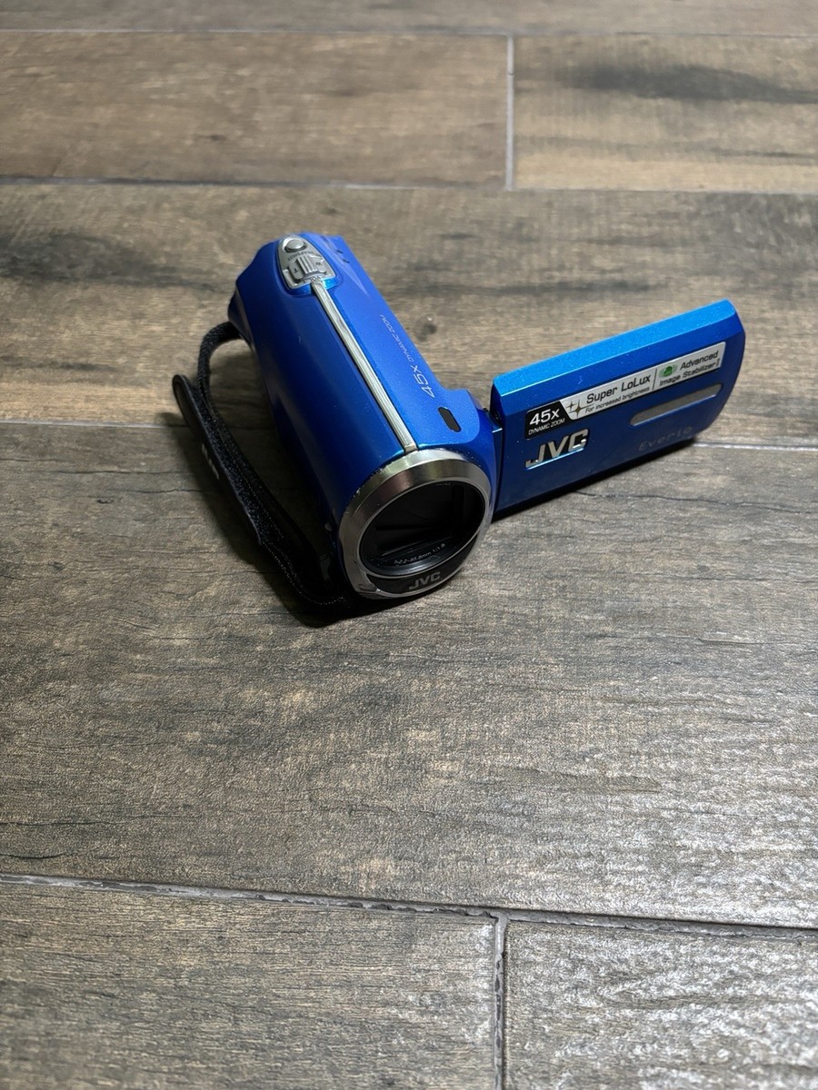 JVC Everio Camcorder GZ-MS230AU Blue Digital Camera Video UNTESTED