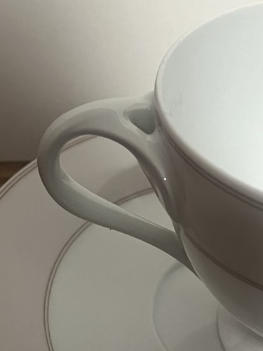 4 cup & Saucers fine China Chloe Fleuron Fontaine HUTSCHENREUTHER Germany - Picture 9 of 12