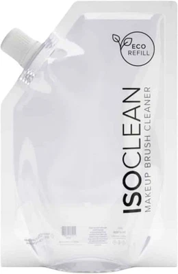 ISOCLEAN Makeup Brush Cleaner Refill Pouch - Liquid Makeup Cleaner Solution for