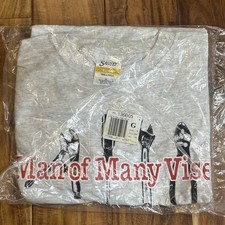 Vintage Santee ‘Man Of Many Vises’ T Shirt Men’s XL Made In USA Gray