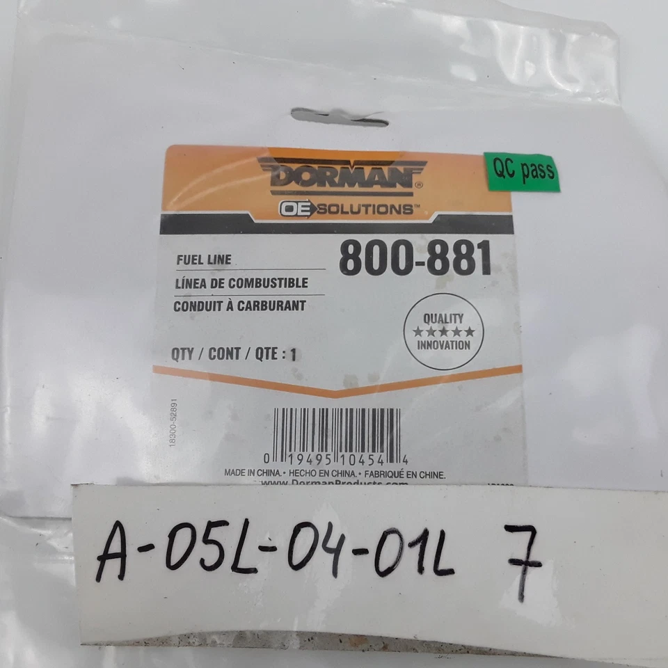 Línea de combustible trasera Dorman 800-881 para Buick Cadillac Oldsmobile Pontiac (1986-1991) Foto 4 de 4