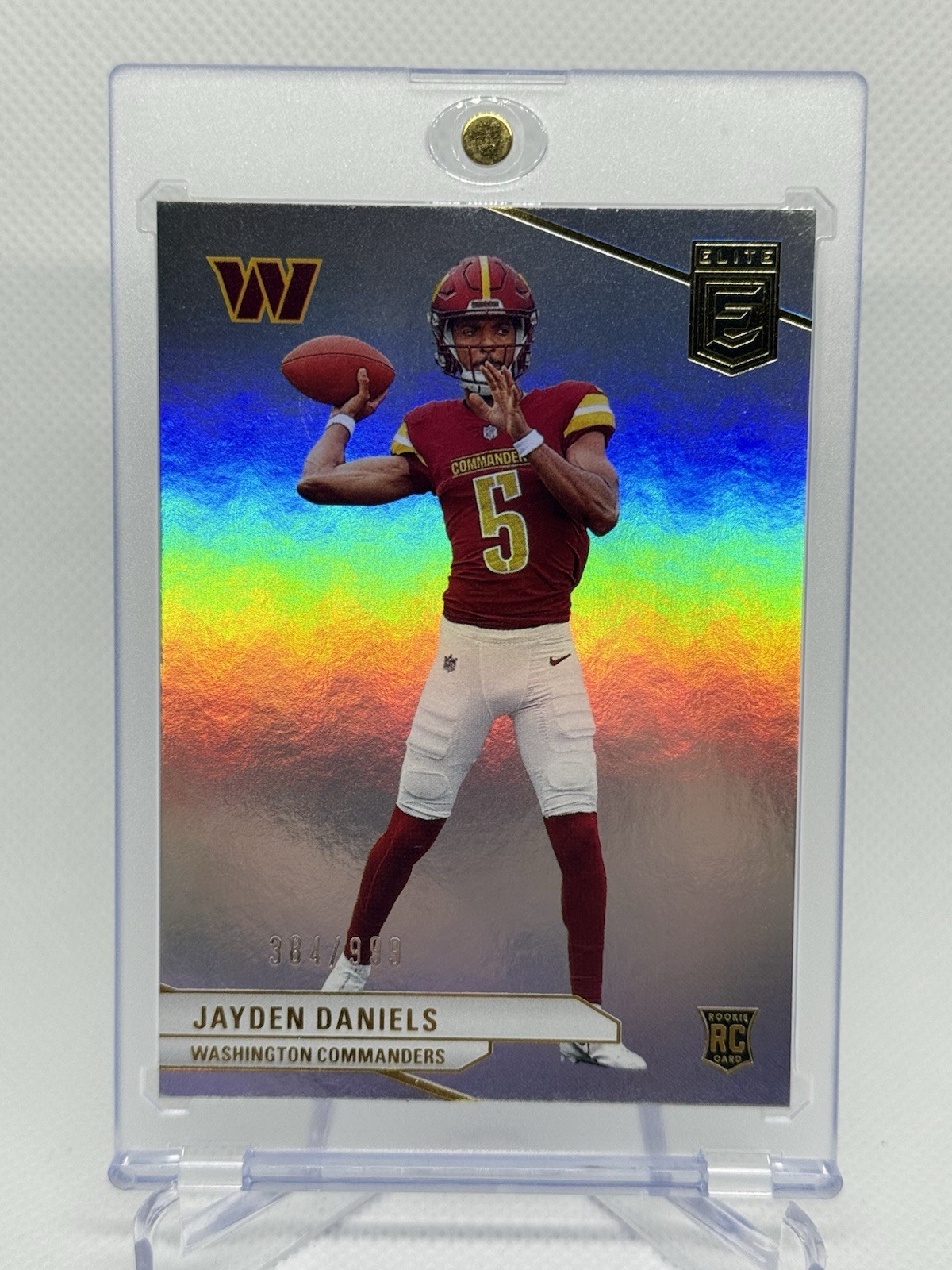 2024 Donruss Elite #165 Rookie Jayden Daniels RC /999 Washington Commanders