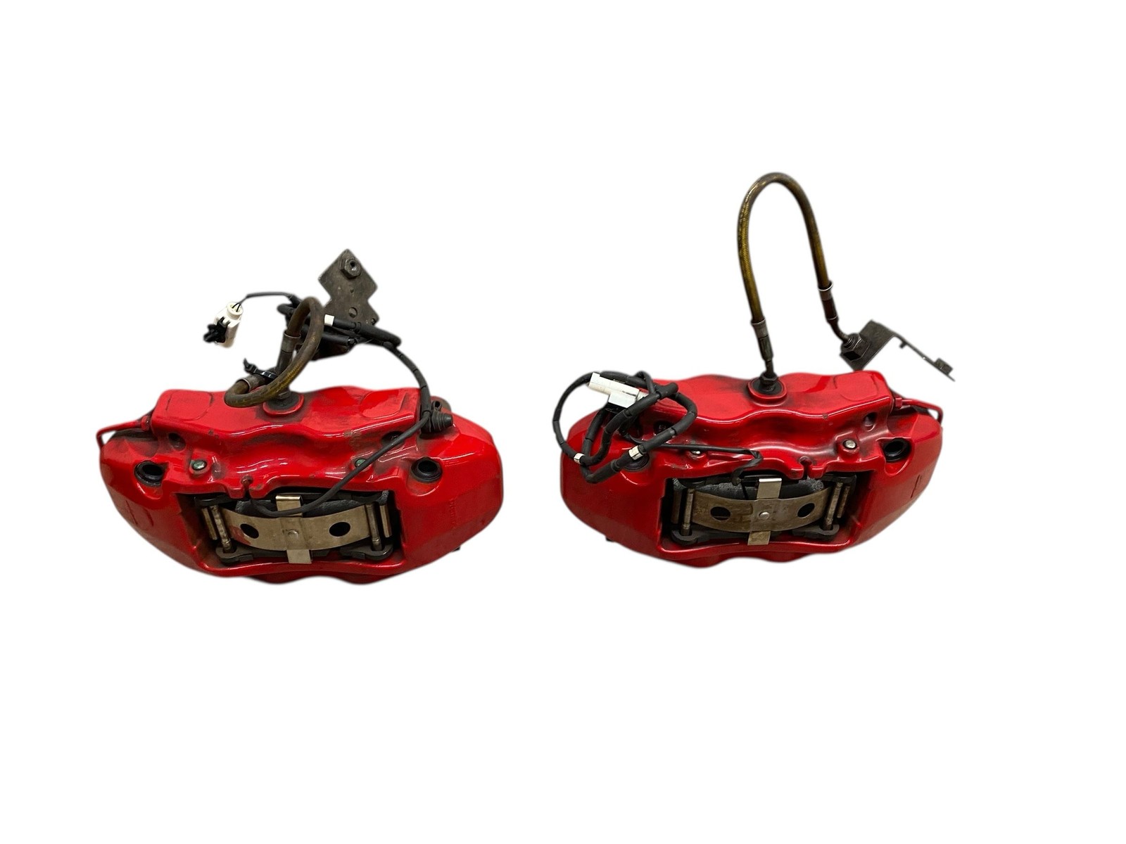 2009 Aston Martin Vantage Front & Rear Red Brembo Brake Caliper Set 4 Pcs *30k*