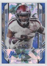 2021 Leaf Metal Draft Portrait Blue Crystals 18/25 Jhamon Ausbon Auto qg9
