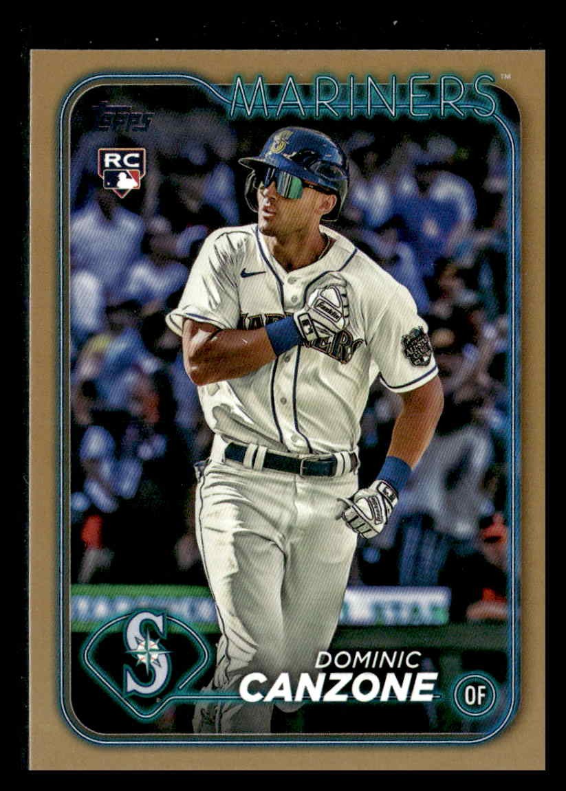 2024 Topps #195 Dominic Canzone Gold #/2024