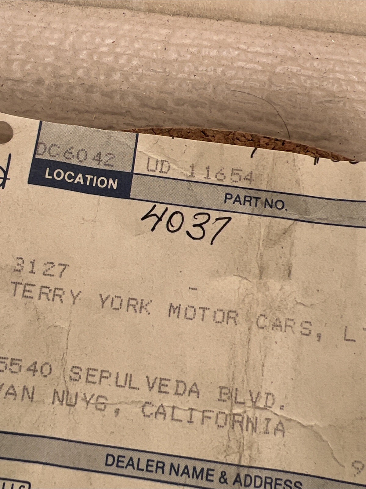 Rolls Royce Part#UD11654U-NOS/OEM Relay 65-80 Silver Shadow