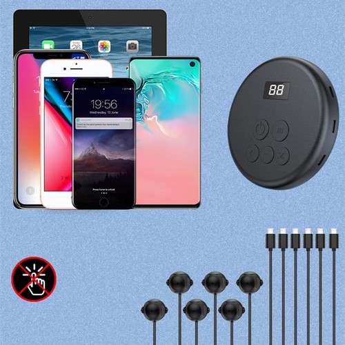6Heads Auto Clicker Phone Screen Simulated Finger Mute Connect Auto Point Device - Zdjęcie 18 z 21