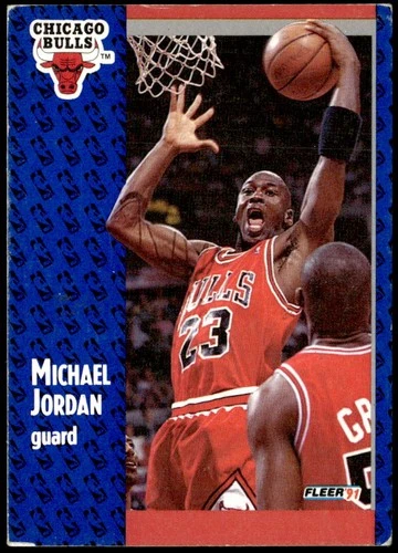 1991-92 Fleer #29 Michael Jordan Not Mint E1