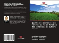 Dostonbek Iminzhanov (U. A.) | Qualité Des Semences Des VariéTéS De Riz En...