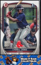 Lyonell James 1st 2023 Bowman Prospects #BP-118 Boston Red Sox