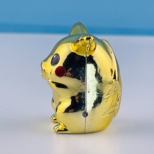 Pikachu Pokemon Metallic Mini Figure Toy Shiny Plastic Rare Japan Limited F/S - Picture 3 of 10