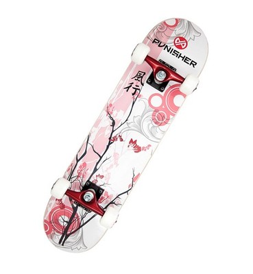 Complete Skateboard for Beginners 31.5'' x 7.75'' Skate Board for Girls Adults ...