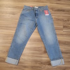 Signature by Levi Strauss  Co. Women's Mid Rise Slim Fit Boyfriend Size 8 W29