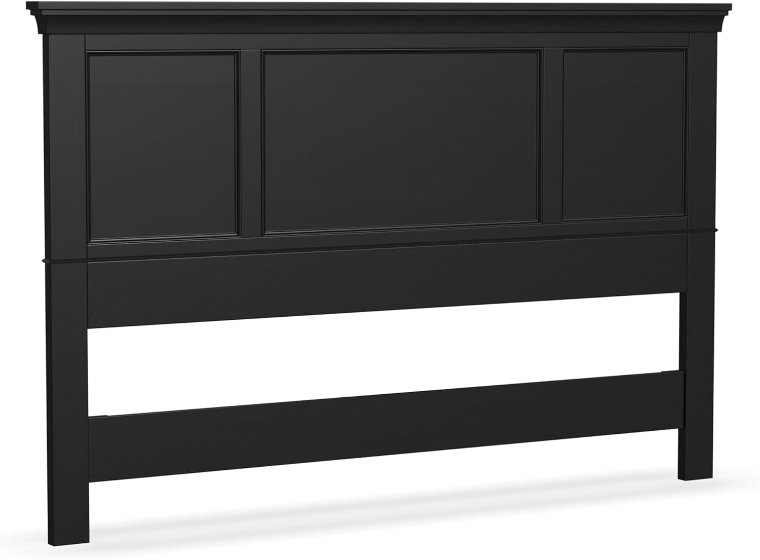 Stylish Bedford Black King Headboard for Elegant Bedroom Dec