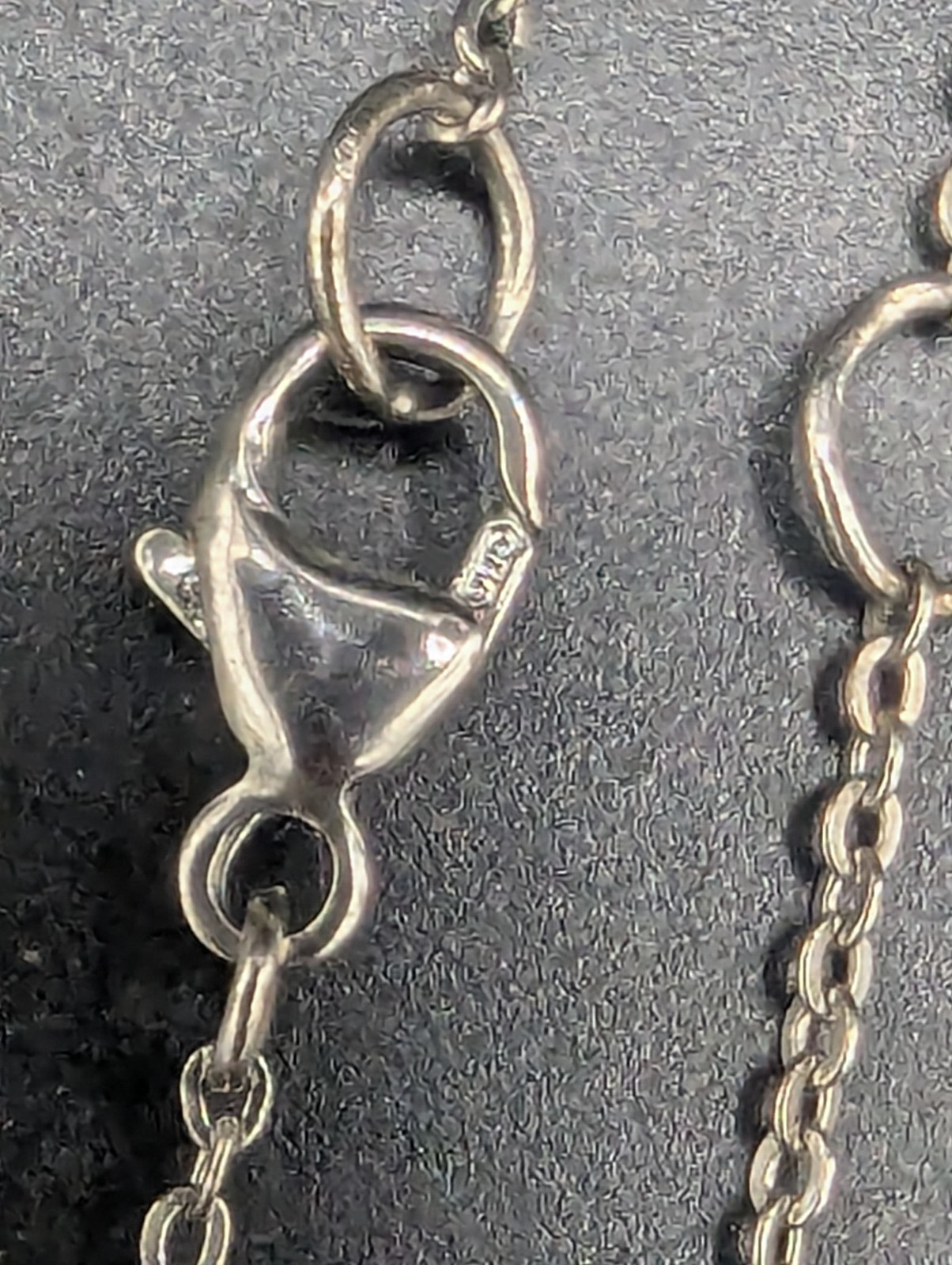 925 Sterling Silver Rectangular Open Frame Pave C… - image 6