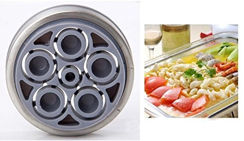 Stainless Steel Manual Noodles Press Machine Pasta Maker with 5 Noodle Mould