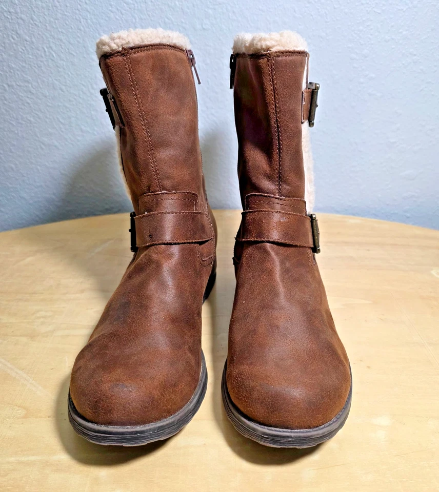 White Mountain Women's Fashion Winter Casual Boots Brown Size - 9M - Image 2 of 4