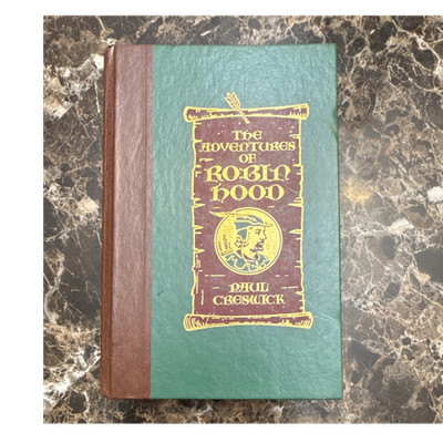 The Adventures of Robin Hood Paul Creswick HC Large Print Illus N.C. Wyeth