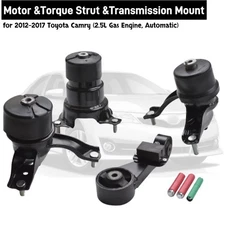 For 2012-17 Toyota Camry 2.5L Gas Engine Automatic Trans AT 4pc Motor Mount Kit