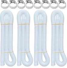 Pool Hoses for Above Ground Pools, 4 Pack 1.25 x 59 Inch Pool Filter Pump Hoses,
