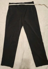 Perry Ellis Portfolio Pants Mens 34x30 Flex Stretch Dress Suit Flat Front Black