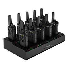 10Pack Retevis RT68D Two Way Radio Long Range Walkie Talkies With 10 Way Charger