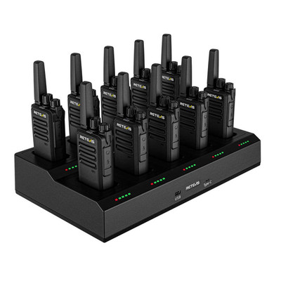 10Pack Retevis RT68D DMR Two Way Radio Long Range Walkie Talkie & 10 Way Charger
