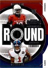 2024 Panini Contenders #2 Malik Nabers / Marvin Harrison Jr. Round Numbers