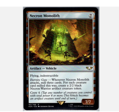 Necron Monolith - 161 - Universes Beyond: Warhammer 40,000 - Magic MTG - NM - B3