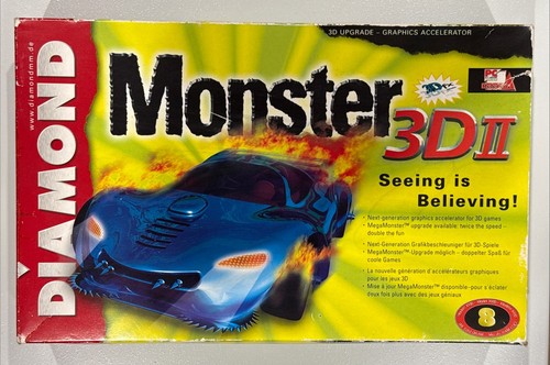 Diamond Monster 3D II 8MB PCI (3DFX Voodoo 2) - Boxed - Picture 1 of 7