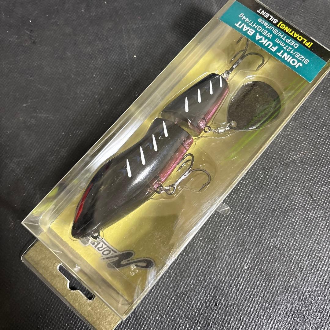 JOINT FUKA BAIT Hard Vibration Swimbait 127mm 14g Black Floating - Image 1