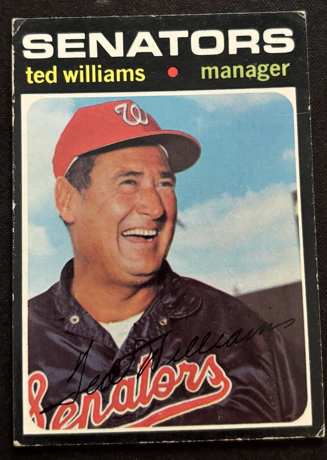 Ted Williams #380 Baseball Cards 1971 Topps trading card — raw and PSA graded price guide