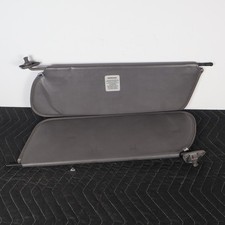 19911995 Dodge Grand Caravan Sun Visor Set Pair Left Right Leather Oem Gray