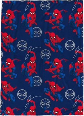 Jay Franco Kids Marvel Spiderman Plüschdecke   130 x 150 cm Weiche und ku