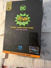 McFarlane Toys THE JOKER  BLACK LIGHT GOLD LABEL EXCLUSIVE  BATMAN Classic TV