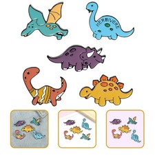  5 Pcs Épingles Dinosaures Pour Sacs À Dos Bijou Fantaisie Décorative D'animaux