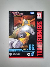 Transformers Studio Series 86 Brawn Deluxe Class 86-22 G1 Movie New Sealed 2022