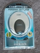 COBY CX-CD114 Personal CD Player Slim Compact Design w/ Headphones NEW SEALED