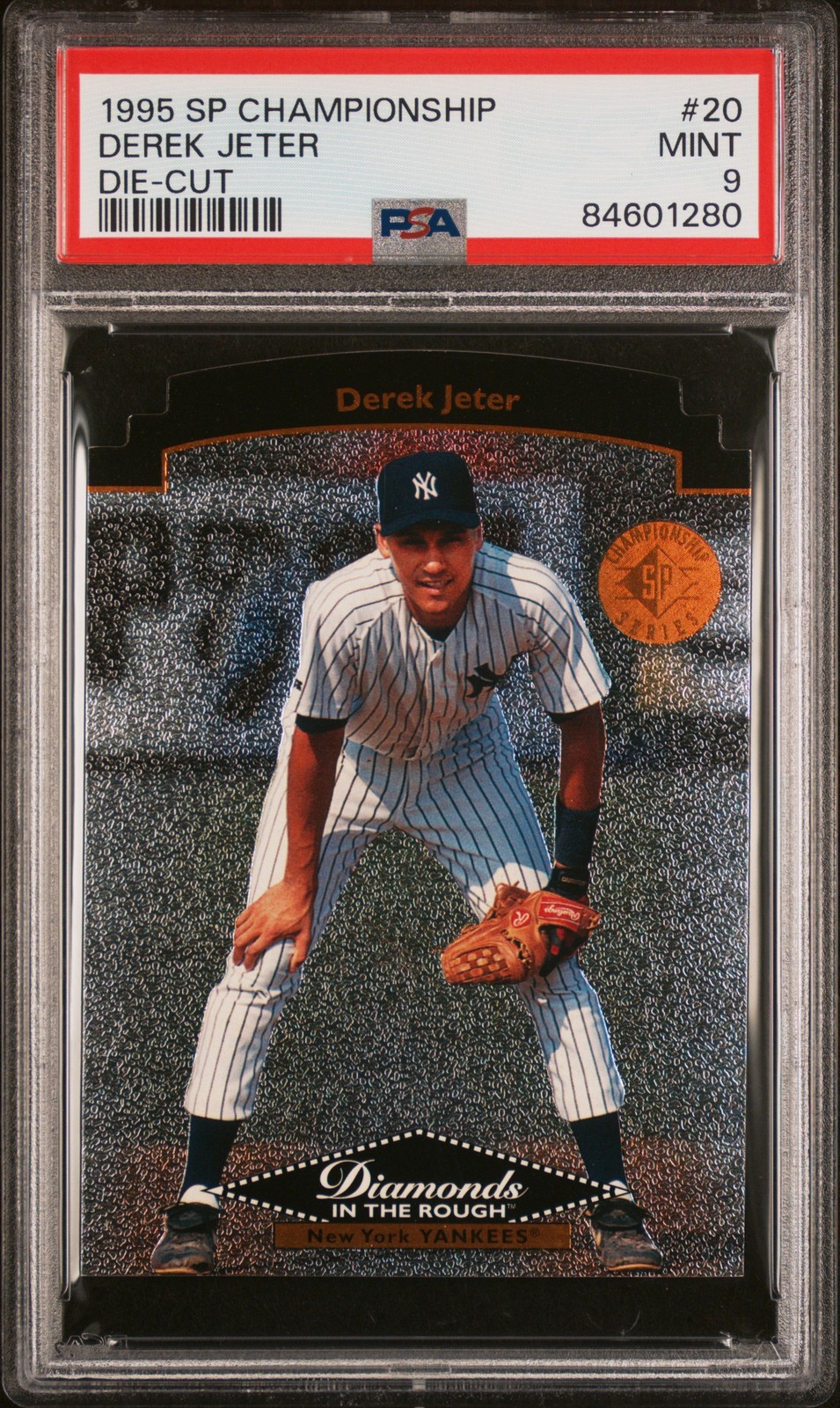 1995 SP Championship #20 Derek Jeter Die-Cut PSA 9