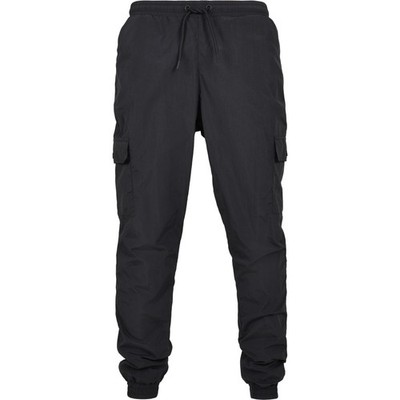 Urban Classics Cargo Nylon Track Pants Streetwear Black Sport Practical Men