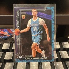 2025-26 Topps Basketball Ryan Kalkbrenner SSP TEAM LOGO Rookie RC, Hornets