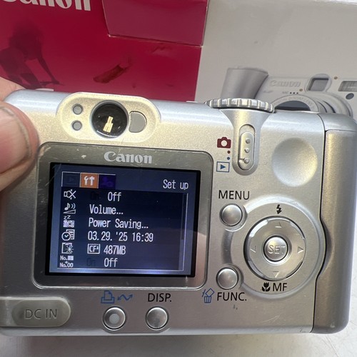 Canon PowerShot A85 Digital Camera Powers On for P/R Memory Card - Picture 1 of 7