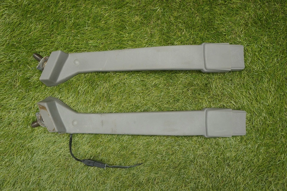 88-98 Chevy GMC OBS Cinturón de seguridad Hebilla Pestillo Par Gris Silverado Sierra Cubo Foto 2 de 4