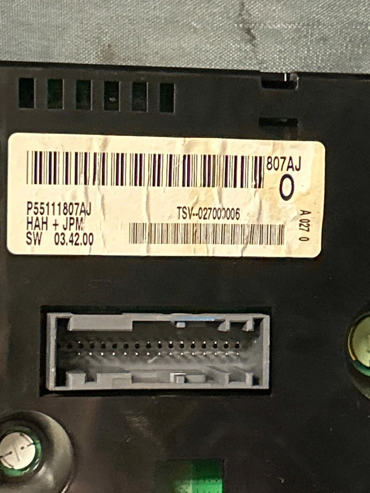 Fits 20087-2010 Dodge Grand Caravan, Heater A/C Control, OEM:55111807AJ Foto 3 de 4