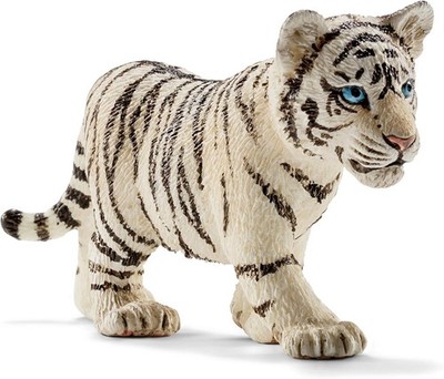 SCHLEICH WILD Life | Tigerjunges weiß 14732 | detailgetreue Tierfiguren | Zoo