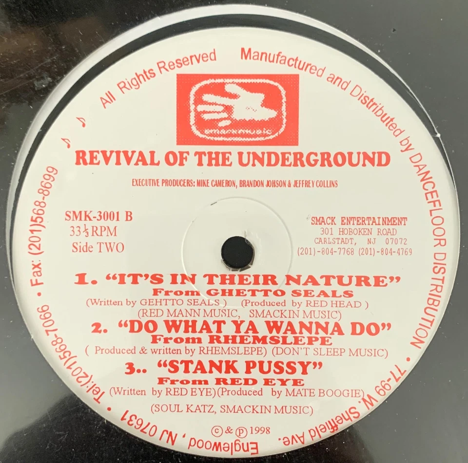 VARIOUS Revival Of The Underground EP 12" SMACK MUSIC random rap SEALED OG - Image 2 of 3
