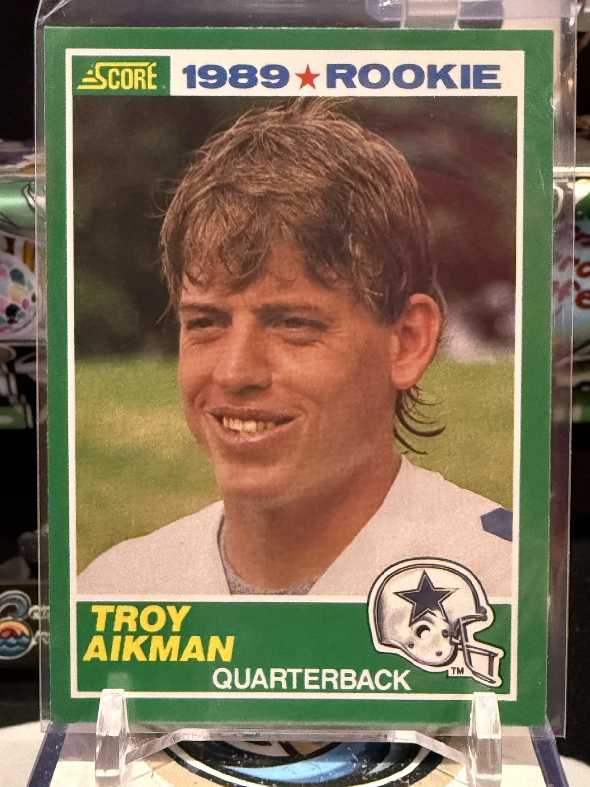 1989 Score - Troy Aikman #270 (RC) Rookie HOF JW